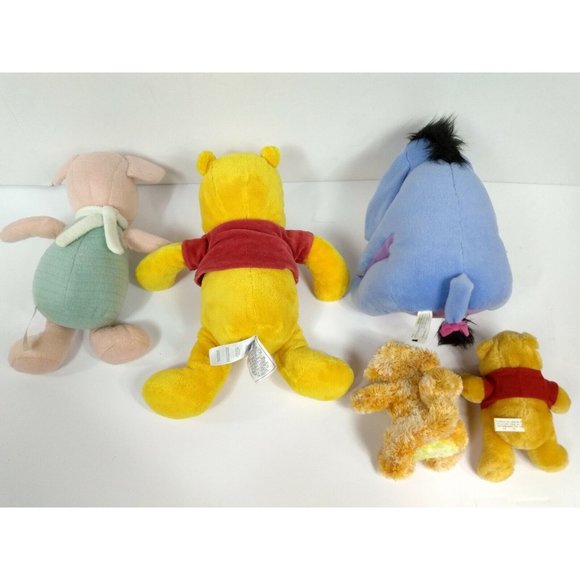 Disney Baby Winnie The Pooh 14” Stuffed Animal Plushie+Eeyor+Piglet+Tigger 5-SET - Picture 4 of 12